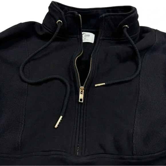 Zyia 1/4 Zip Mave Black Jacket - Picture 7 of 10